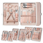 Professional Nail Clippers Set – Manicure Pedicure Kit with Scissors, Cuticle Nipper, Ear Pick & Nail Trimmer Tools - Charms
