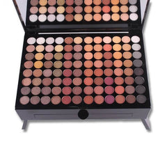 180 color eyeshadow palette open with 180 richly pigmented shades for versatile makeup looks.