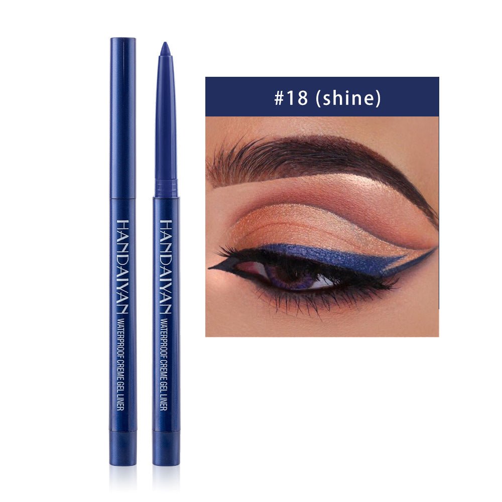 20 - Color Waterproof Liquid Eyeliner Pen Set – Long - Lasting Cat Eye Makeup - Charms