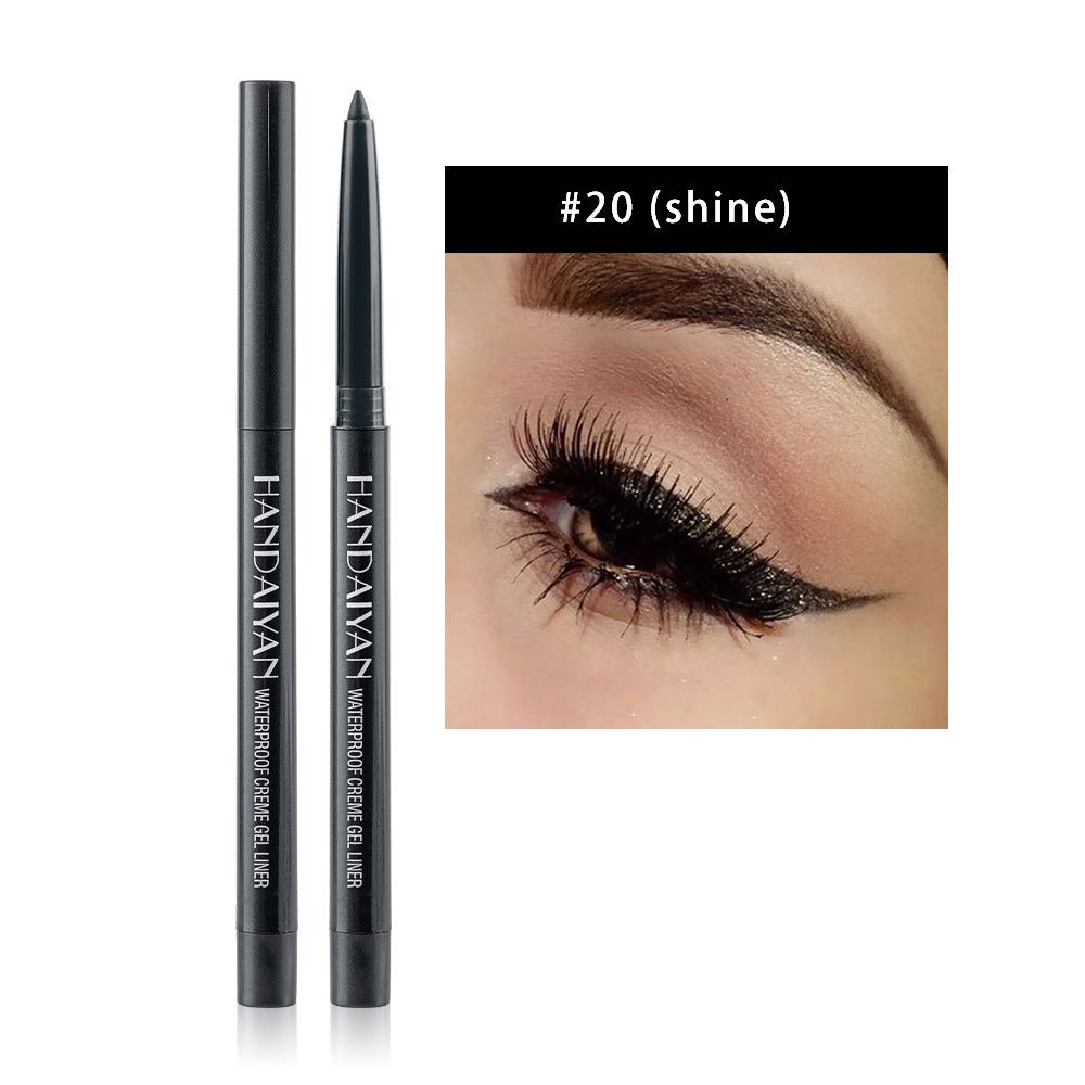 20 - Color Waterproof Liquid Eyeliner Pen Set – Long - Lasting Cat Eye Makeup - Charms
