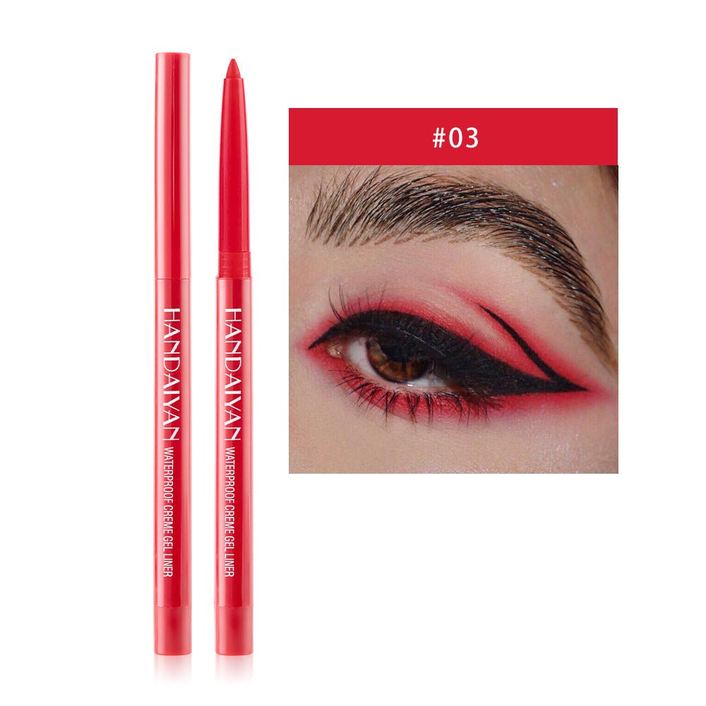 20 - Color Waterproof Liquid Eyeliner Pen Set – Long - Lasting Cat Eye Makeup - Charms