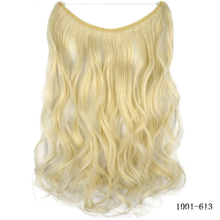 22" Invisible Wire Hair Extensions – Silky Straight - Charms