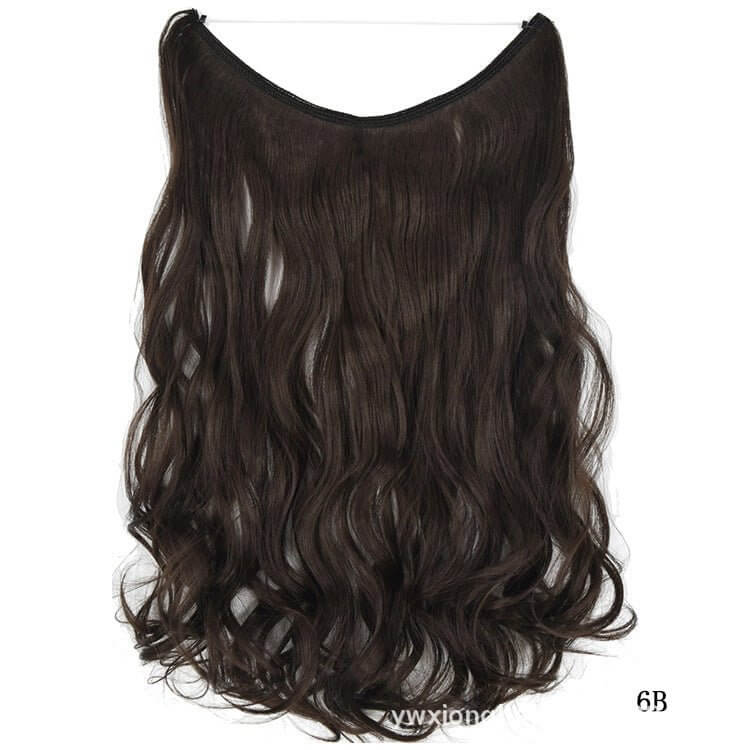 22" Invisible Wire Hair Extensions – Silky Straight - Charms