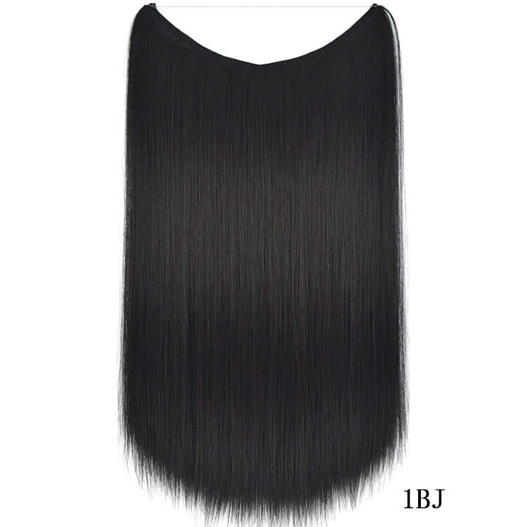 22" Invisible Wire Hair Extensions – Silky Straight - Charms