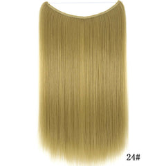 22" Invisible Wire Hair Extensions – Silky Straight - Charms