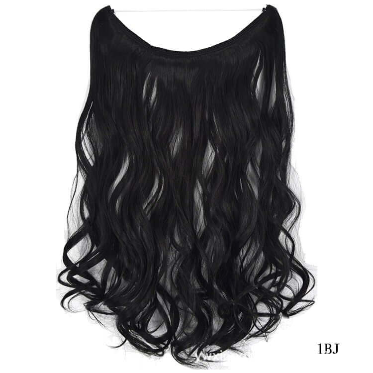 22" Invisible Wire Hair Extensions – Silky Straight - Charms