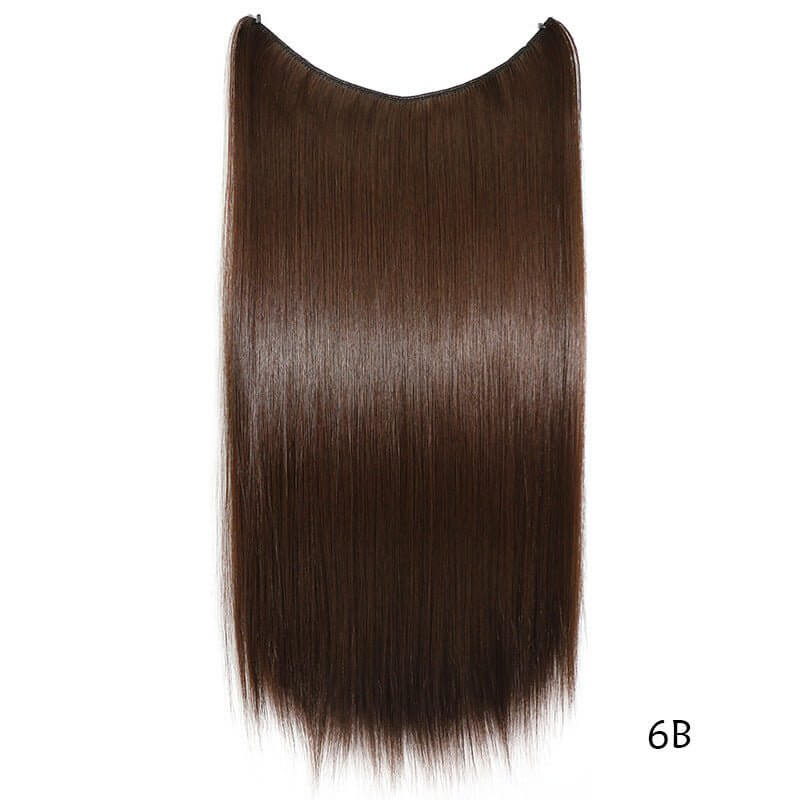 22" Invisible Wire Hair Extensions – Silky Straight - Charms