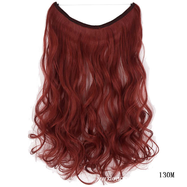 22" Invisible Wire Hair Extensions – Silky Straight - Charms