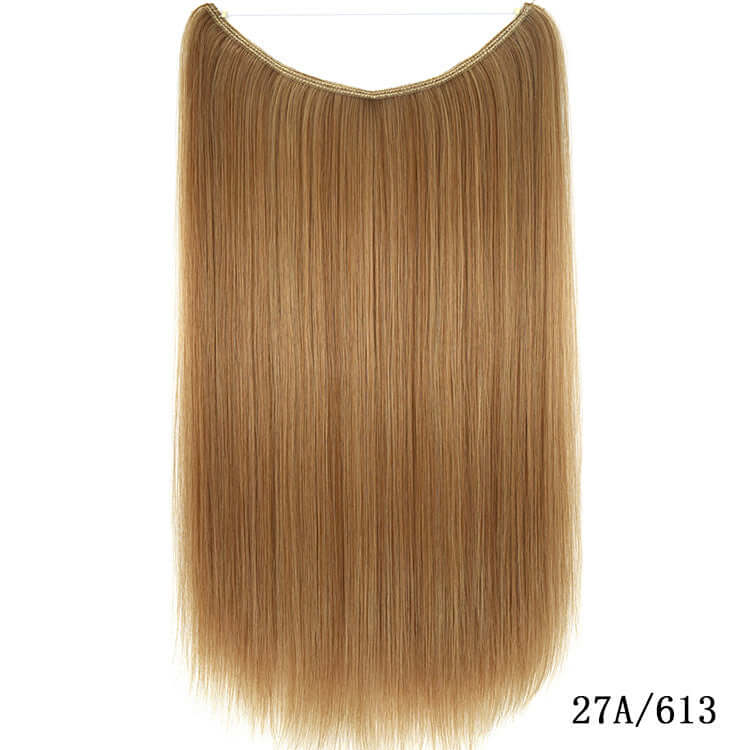 22" Invisible Wire Hair Extensions – Silky Straight - Charms