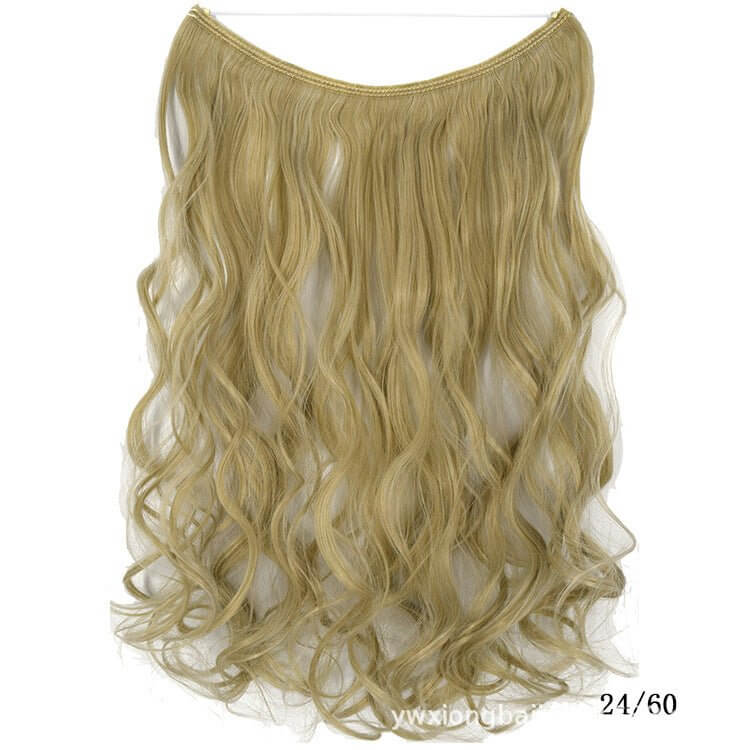 22" Invisible Wire Hair Extensions – Silky Straight - Charms