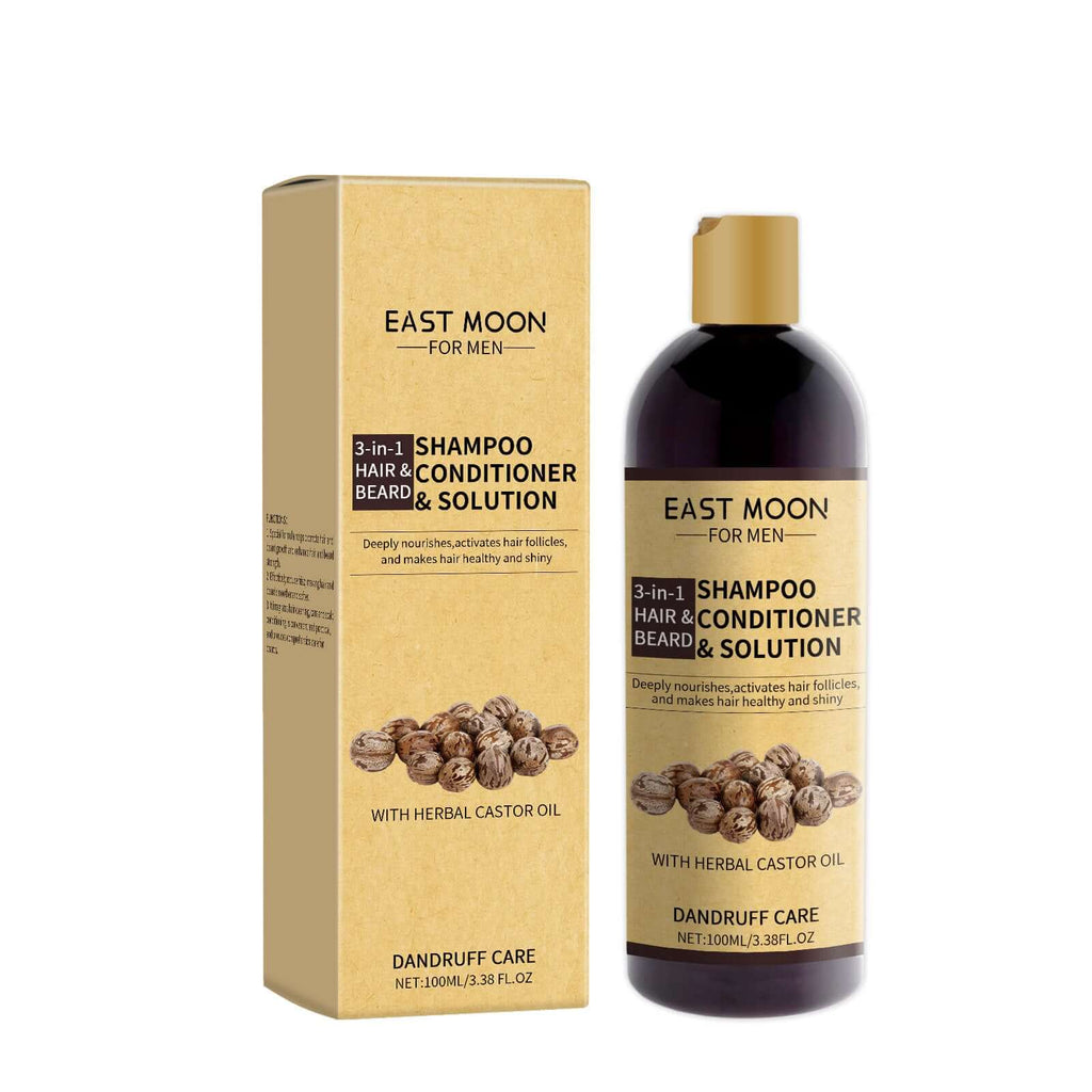 3 - in - 1 Beard Wash – Cleanses, Softens & Nourishes for a Healthy Beard - Charms