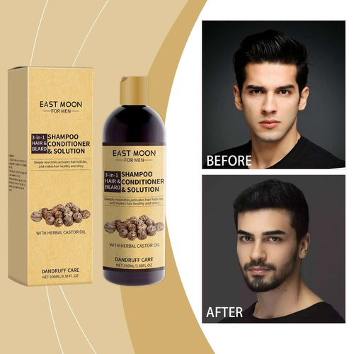 3 - in - 1 Beard Wash – Cleanses, Softens & Nourishes for a Healthy Beard - Charms