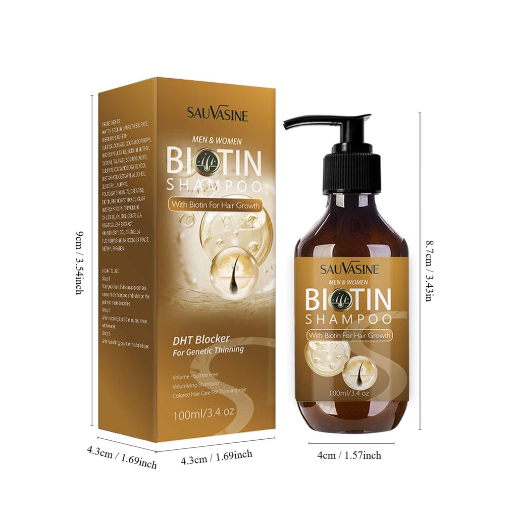 Biotin Shampoo – Strengthen & Nourish for Healthier - Looking Hair - Charms