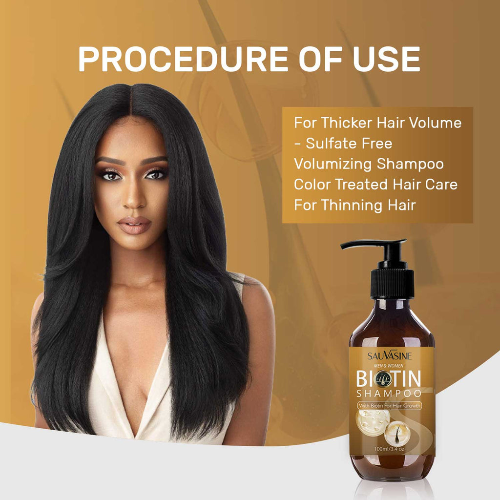 Biotin Shampoo – Strengthen & Nourish for Healthier - Looking Hair - Charms