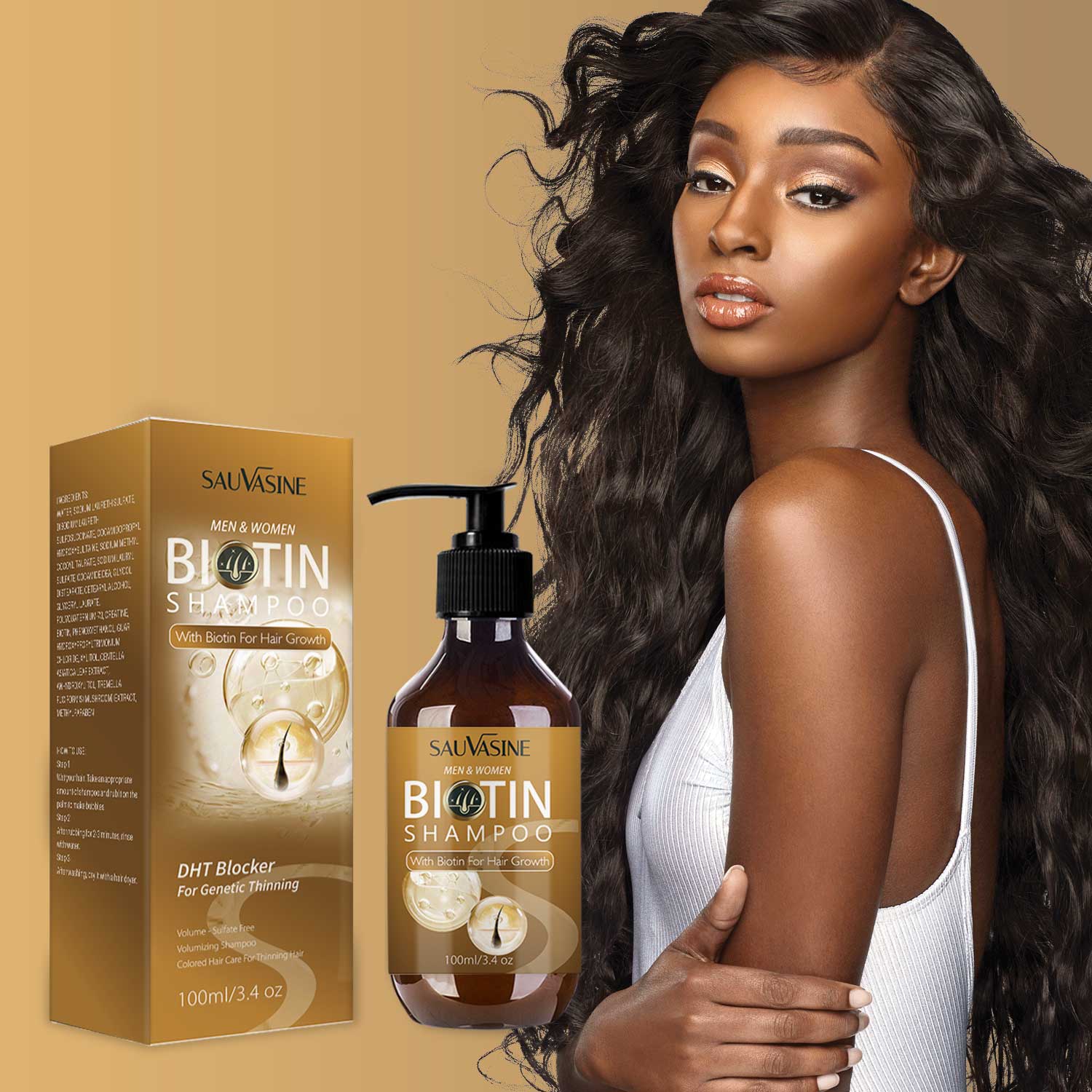 Biotin Shampoo – Strengthen & Nourish for Healthier - Looking Hair - Charms