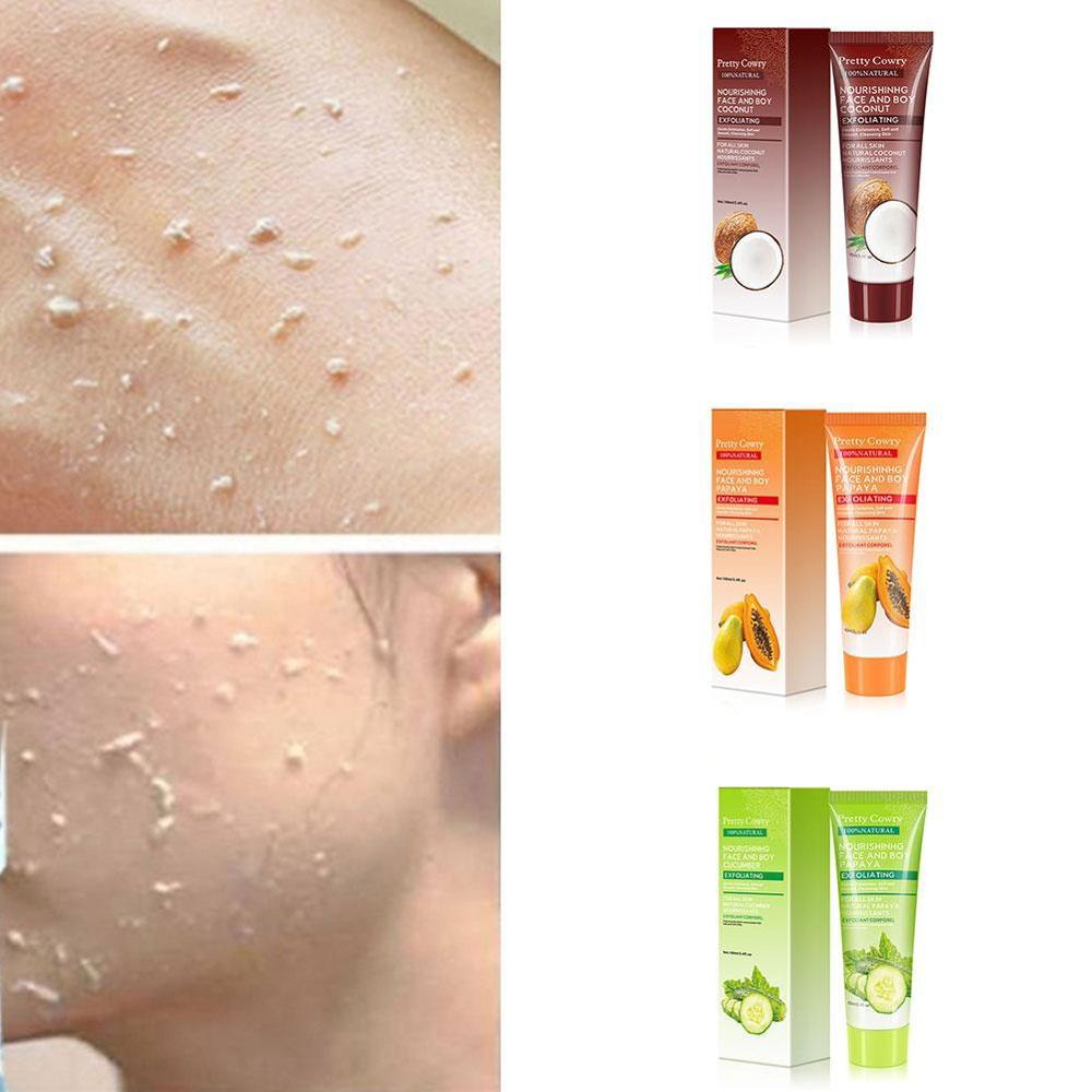 Exfoliating Gel Cleanser – Smooth & Refresh Skin with Cucumber, Coconut & Papaya
