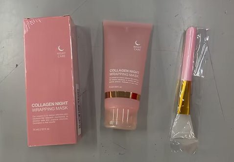 Collagen Night Mask – Firming, Hydrating & Anti - Wrinkle Peel - Off Mask - Charms