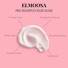 ELMOOSA Keratin & Macadamia Pre - Shampoo Hair Mask - Charms