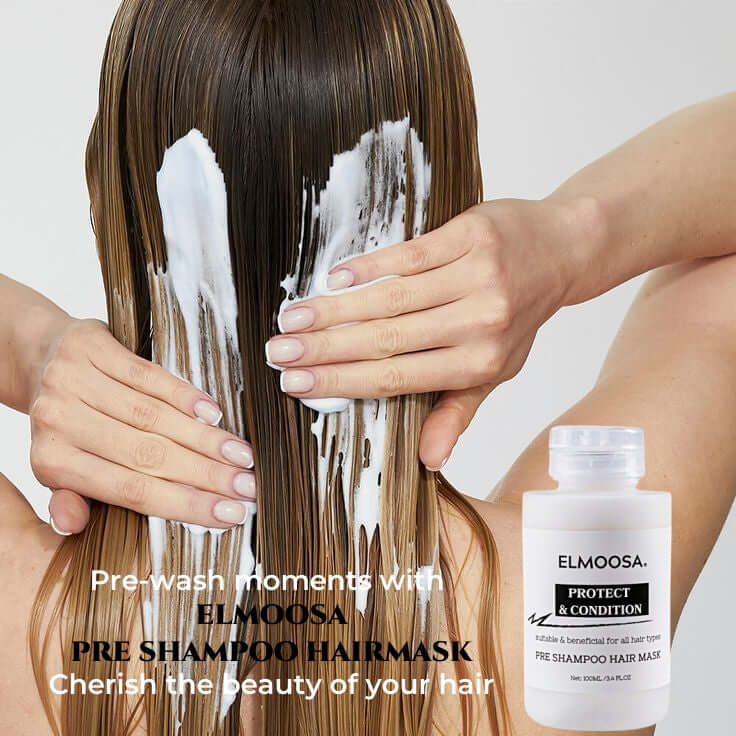 ELMOOSA Keratin & Macadamia Pre - Shampoo Hair Mask - Charms