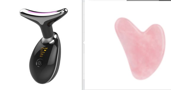 EMS Thermal Neck Lifting And Tighten Massager Electric Microcurrent Wrinkle Remover - Charms