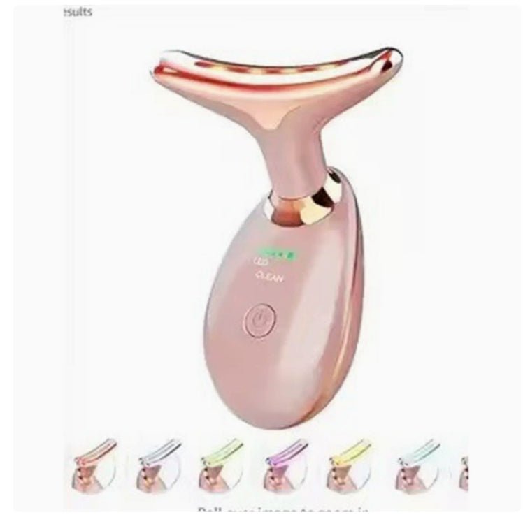EMS Thermal Neck Lifting And Tighten Massager Electric Microcurrent Wrinkle Remover - Charms