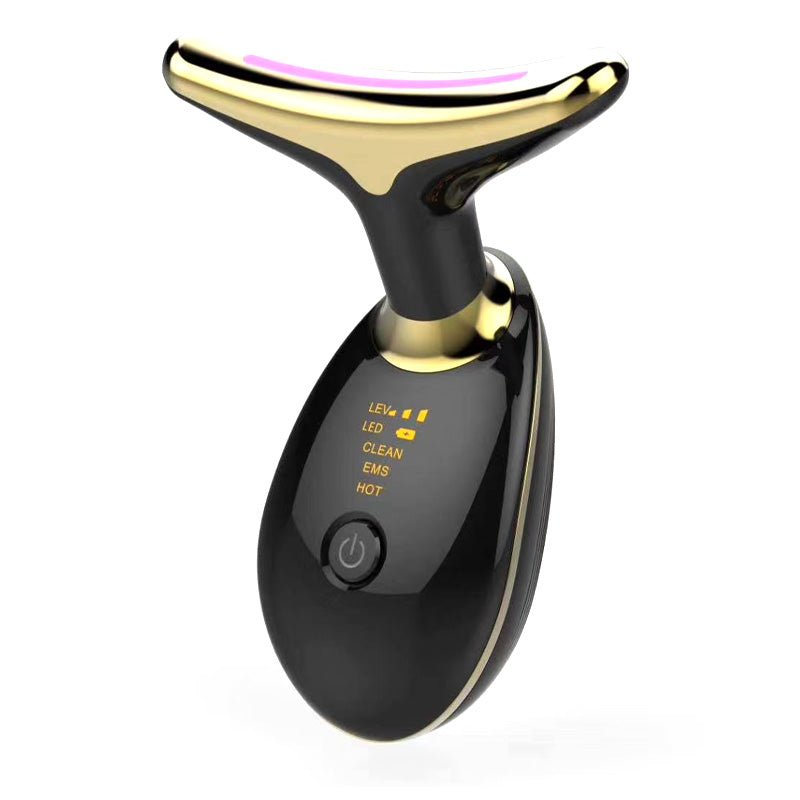 EMS Thermal Neck Lifting And Tighten Massager Electric Microcurrent Wrinkle Remover - Charms