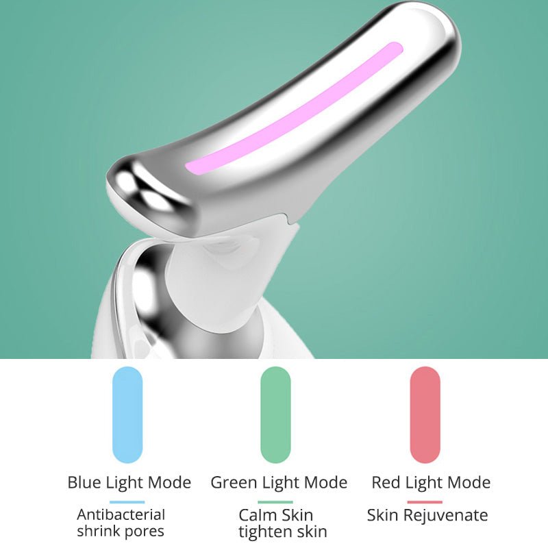 EMS Thermal Neck Lifting And Tighten Massager Electric Microcurrent Wrinkle Remover - Charms