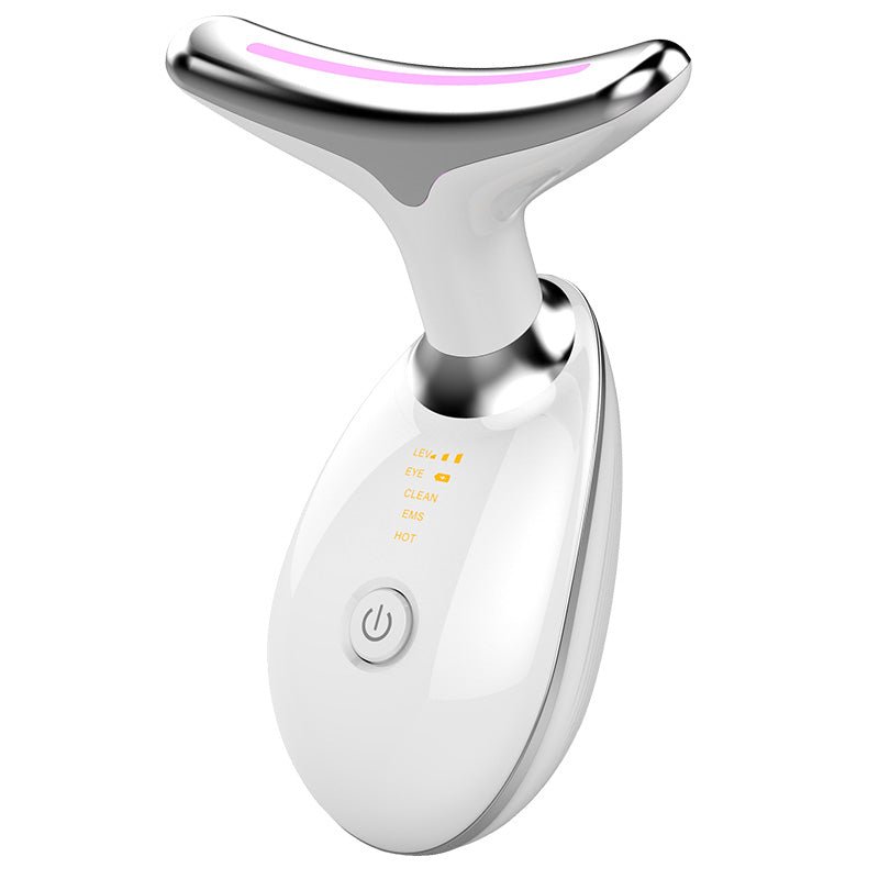 EMS Thermal Neck Lifting And Tighten Massager Electric Microcurrent Wrinkle Remover - Charms