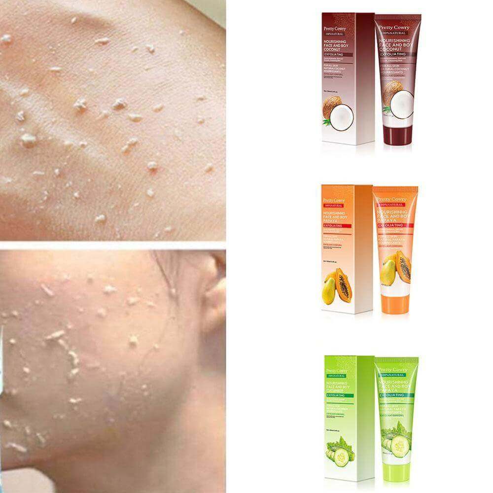 Exfoliating Gel Cleanser – Smooth & Refresh Skin with Cucumber, Coconut & Papaya - Charms