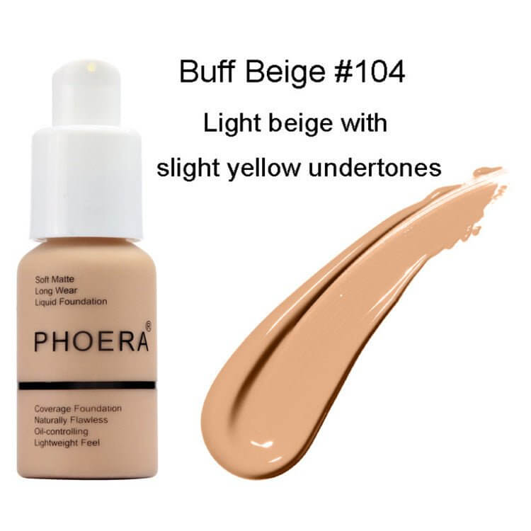 Explosive Press Type Oil Control Natural Color Matte Concealer Foundation Cream - Charms