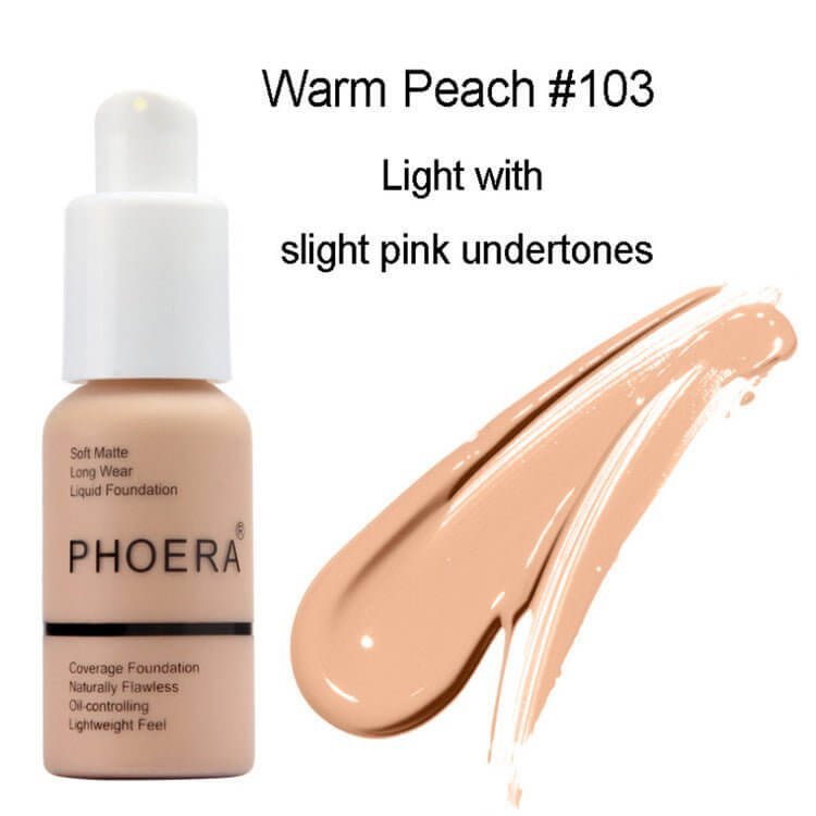 Explosive Press Type Oil Control Natural Color Matte Concealer Foundation Cream - Charms