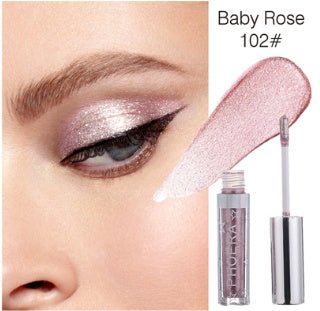 Glitter & Glow Liquid Eyeshadow – 12 Holographic Shades - Charms