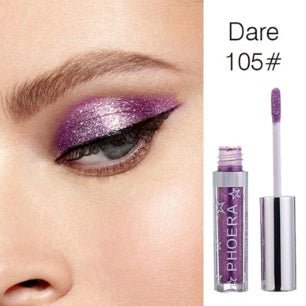 Glitter & Glow Liquid Eyeshadow – 12 Holographic Shades - Charms