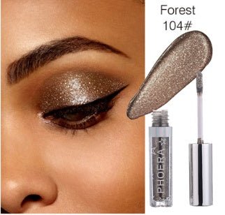 Glitter & Glow Liquid Eyeshadow – 12 Holographic Shades - Charms