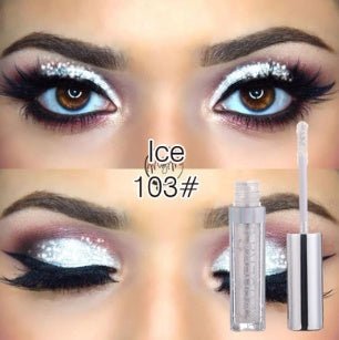 Glitter & Glow Liquid Eyeshadow – 12 Holographic Shades - Charms
