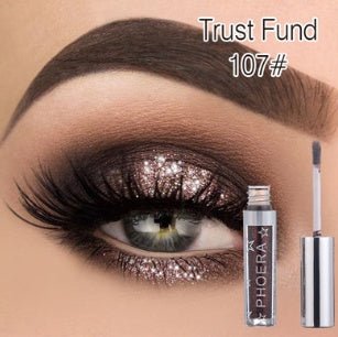 Glitter & Glow Liquid Eyeshadow – 12 Holographic Shades - Charms