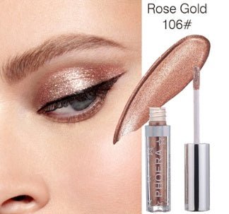 Glitter & Glow Liquid Eyeshadow – 12 Holographic Shades - Charms