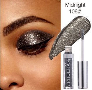 Glitter & Glow Liquid Eyeshadow – 12 Holographic Shades - Charms