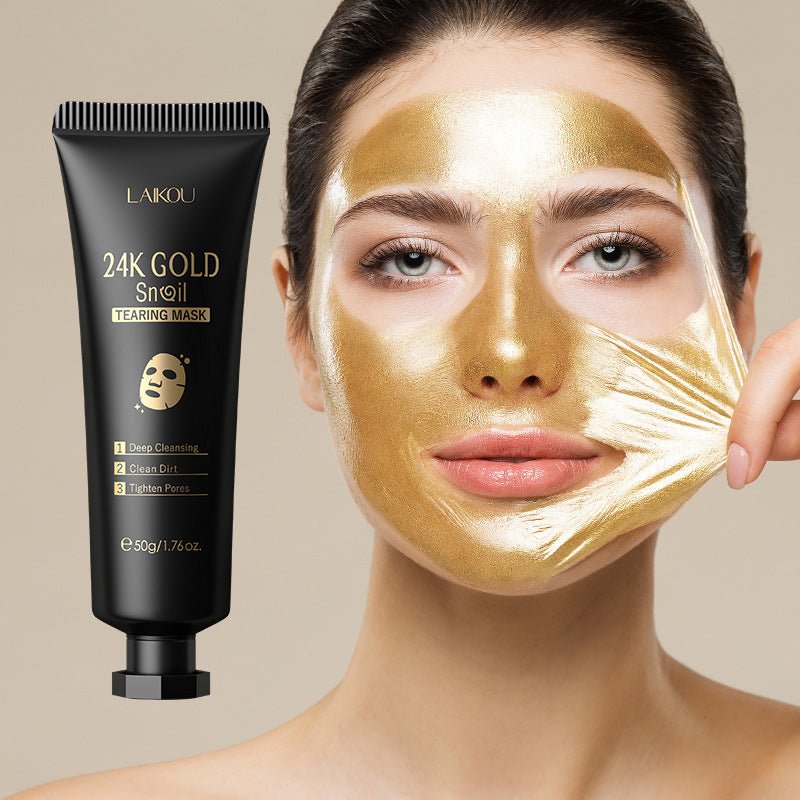 Gold Snail Peel - Off Mask – Hydrates, Smooths & Refreshes Skin - Charms
