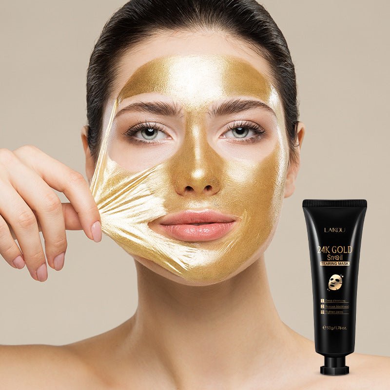 Gold Snail Peel - Off Mask – Hydrates, Smooths & Refreshes Skin - Charms
