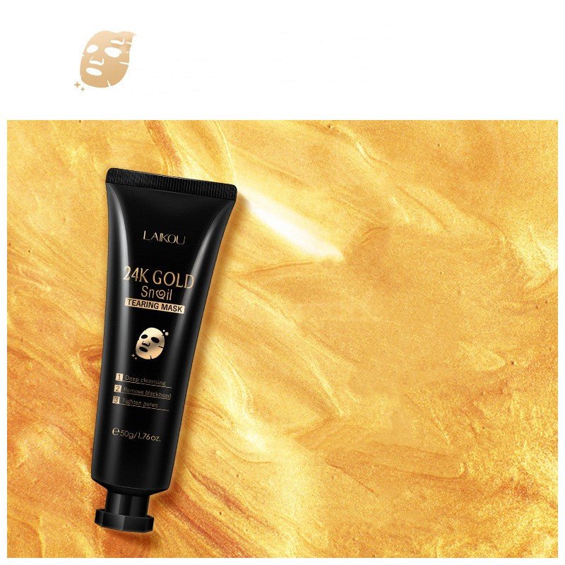 Gold Snail Peel - Off Mask – Hydrates, Smooths & Refreshes Skin - Charms