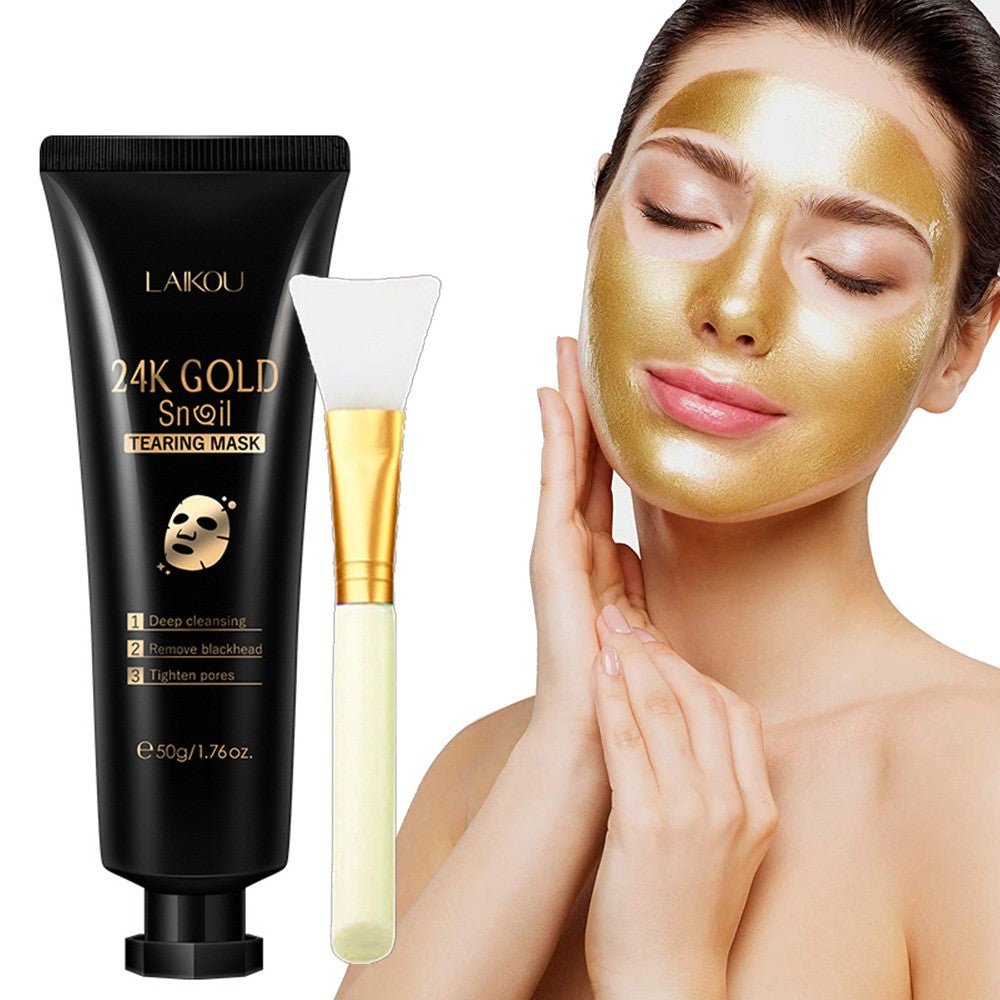 Gold Snail Peel - Off Mask – Hydrates, Smooths & Refreshes Skin - Charms