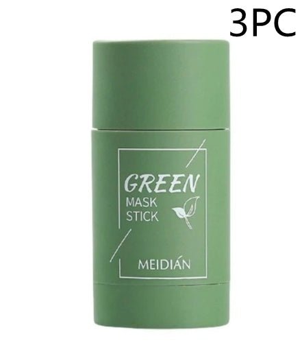 Green Tea Purifying Clay Mask Stick for detoxifying skin and easy application, featuring antioxidant-rich green tea.