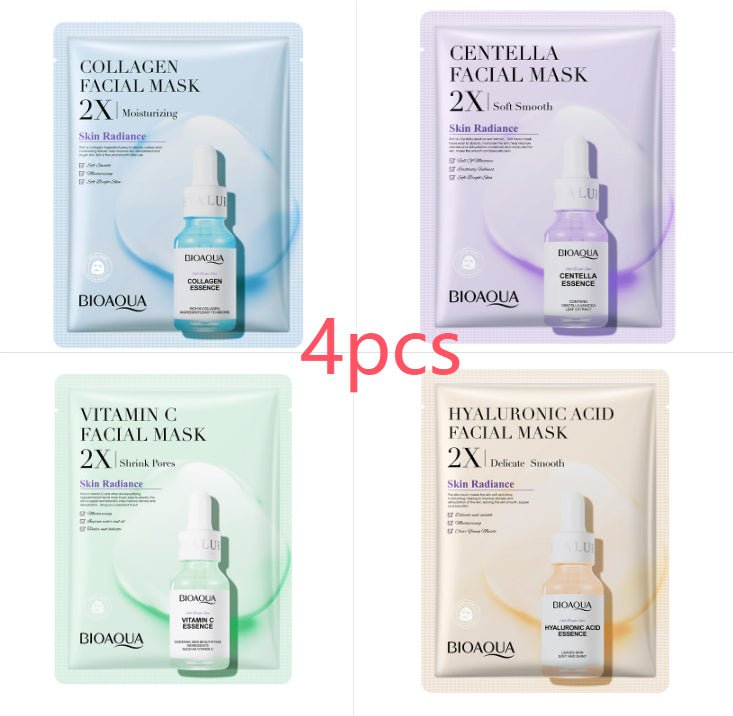 Hydrating Face Sheet Mask – Collagen, Hyaluronic Acid, Vitamin C & Centella - Charms
