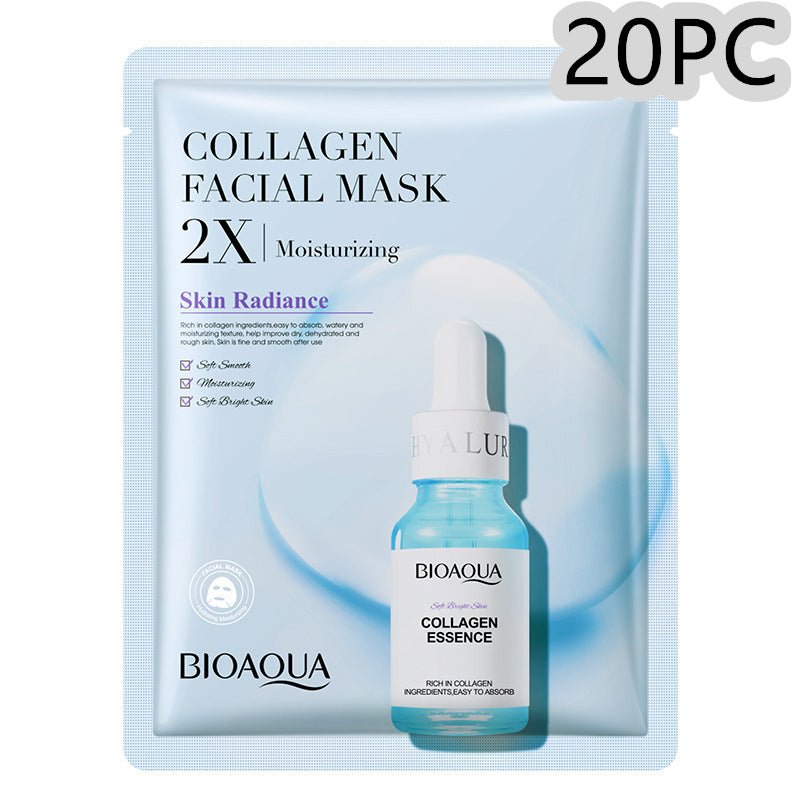 Hydrating Face Sheet Mask – Collagen, Hyaluronic Acid, Vitamin C & Centella - Charms