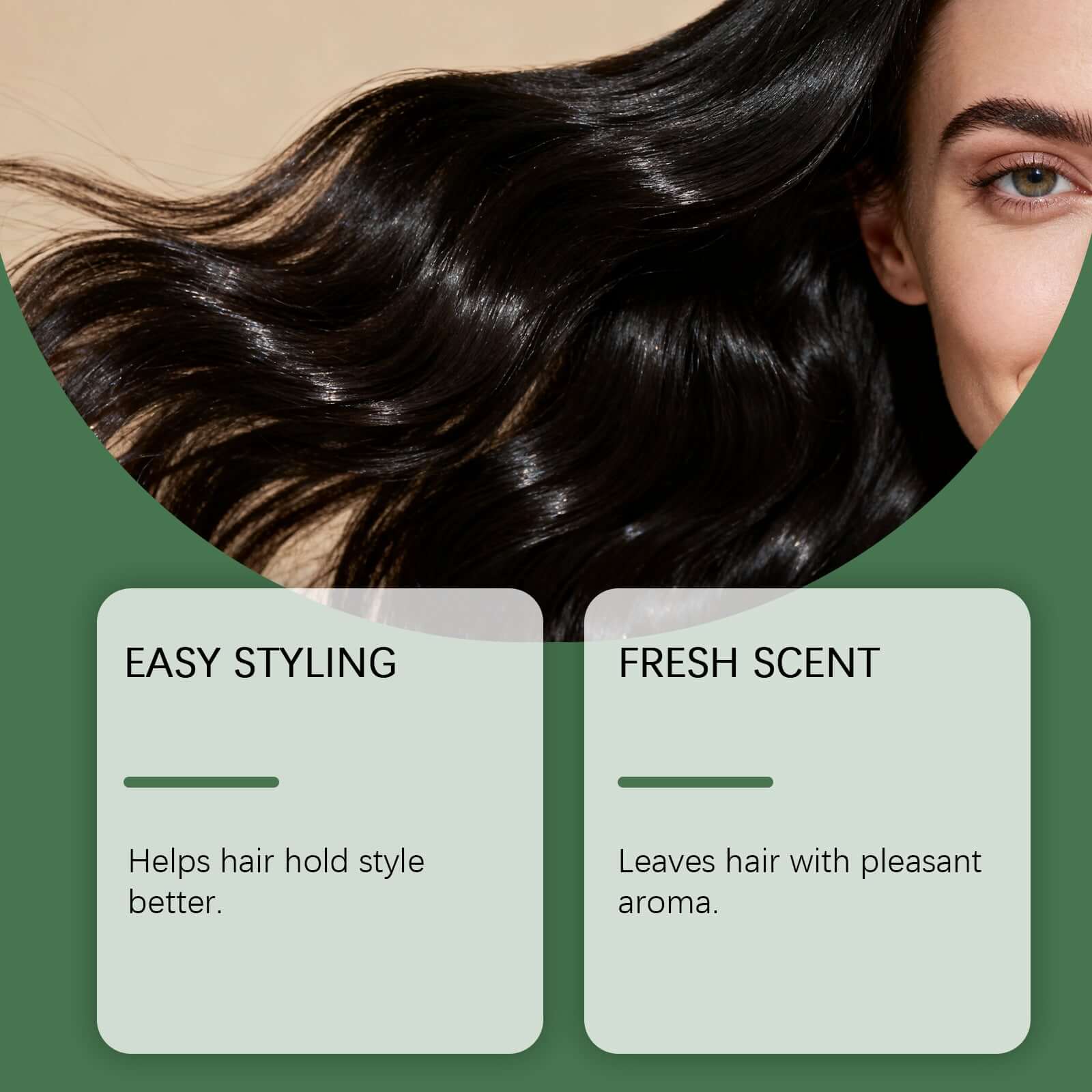 Keratin strengthening shampoo benefits; easy styling and fresh scent for vibrant, healthy hair.