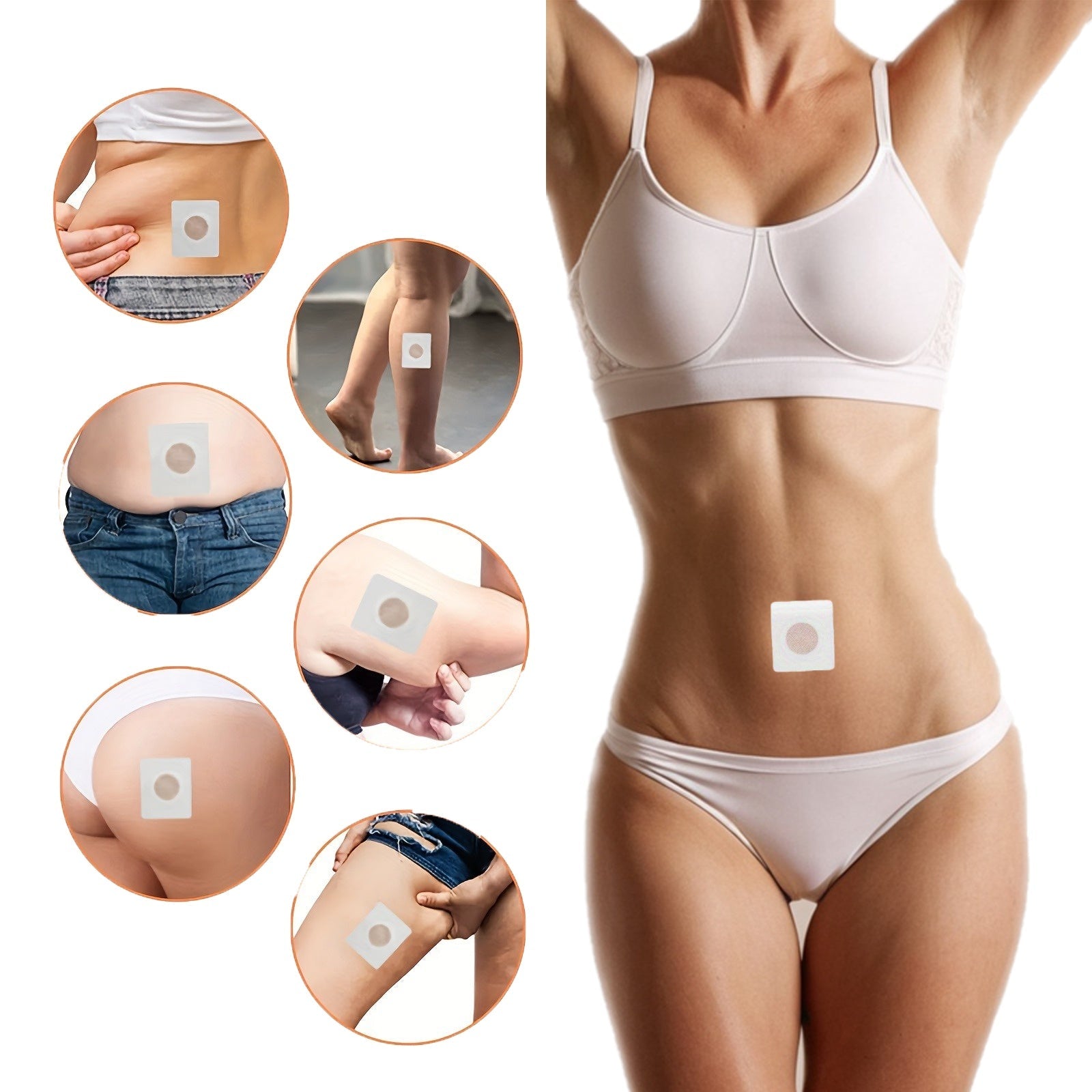 Navel Slimming Patch – Belly Button Detox Sticker for Abdomen - Charms