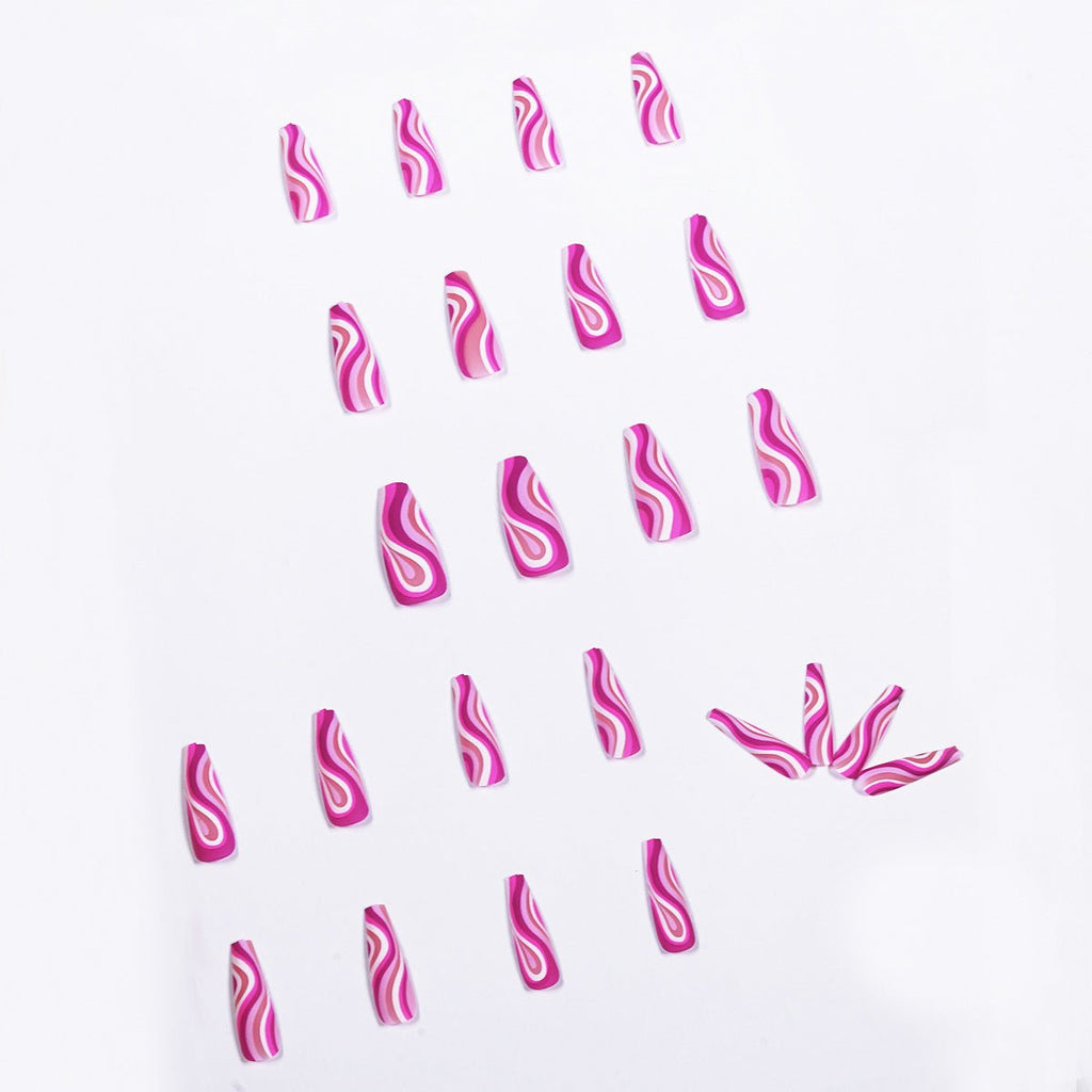 Press - On Nails Tips – Detachable Wearable False Nails, Ready - to - Use Artificial Fingernails - Charms