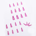 Press - On Nails Tips – Detachable Wearable False Nails, Ready - to - Use Artificial Fingernails - Charms
