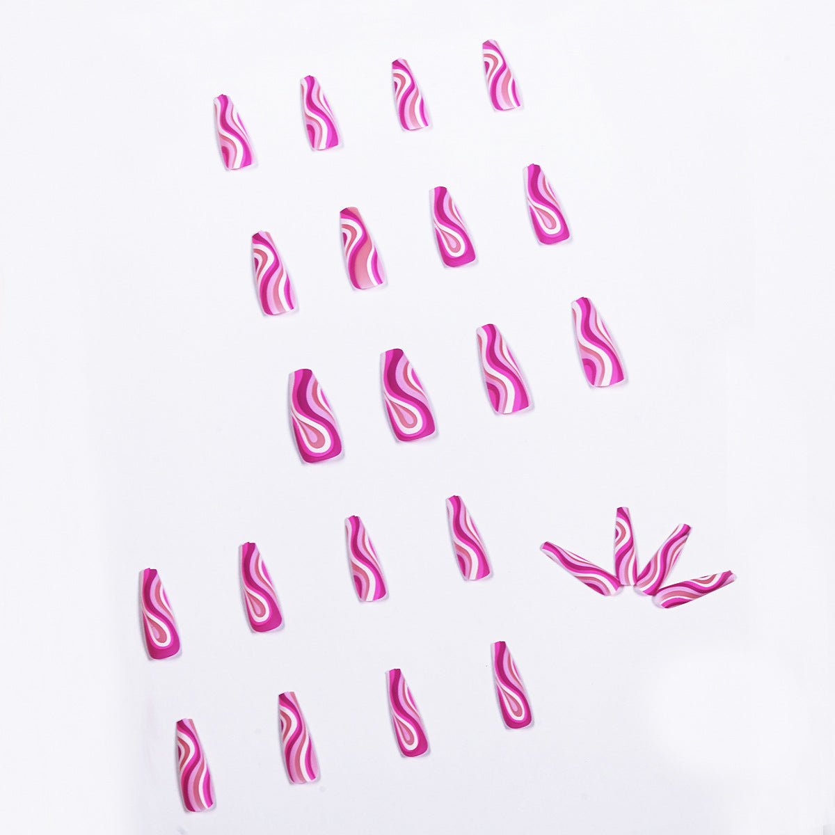 Press - On Nails Tips – Detachable Wearable False Nails, Ready - to - Use Artificial Fingernails - Charms